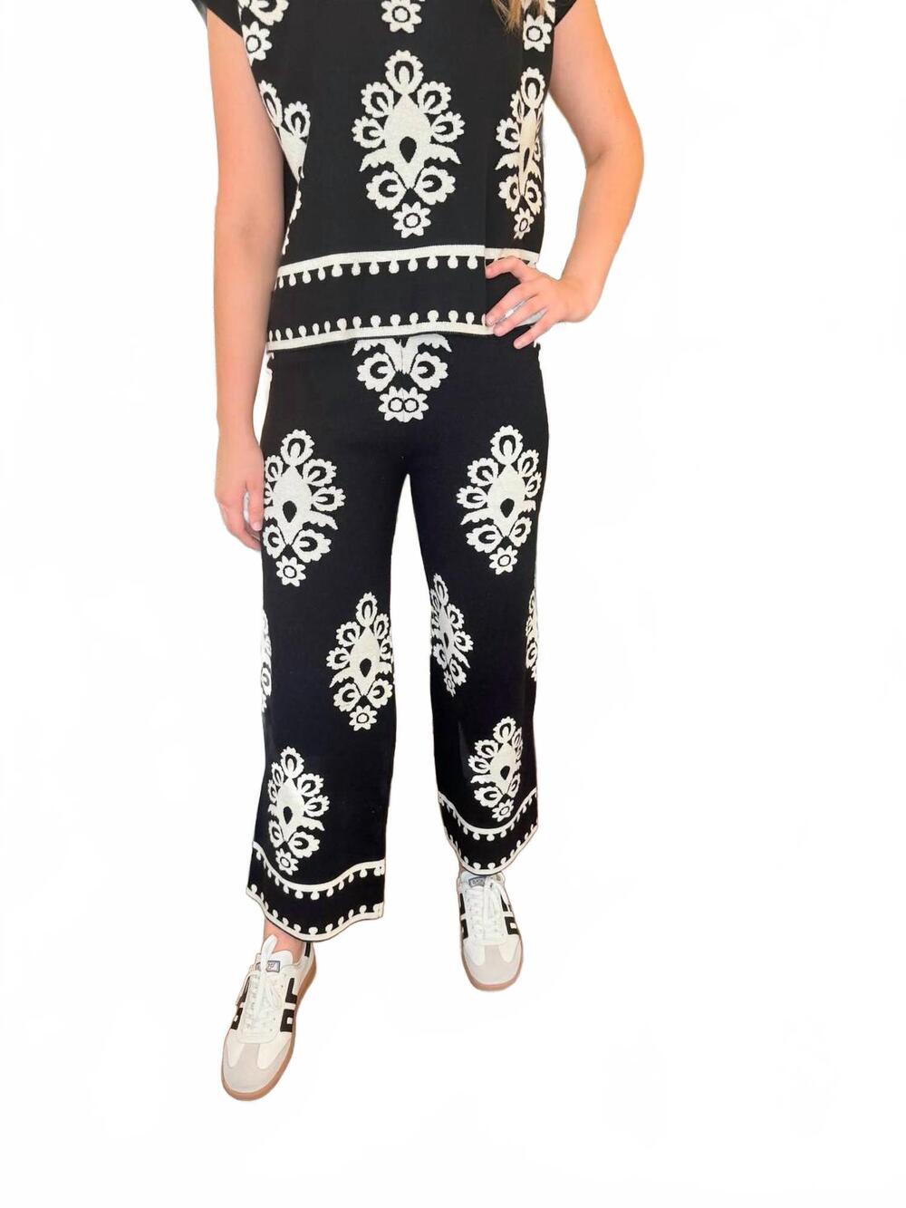 NEW ENTRO women's evelyn pant in black